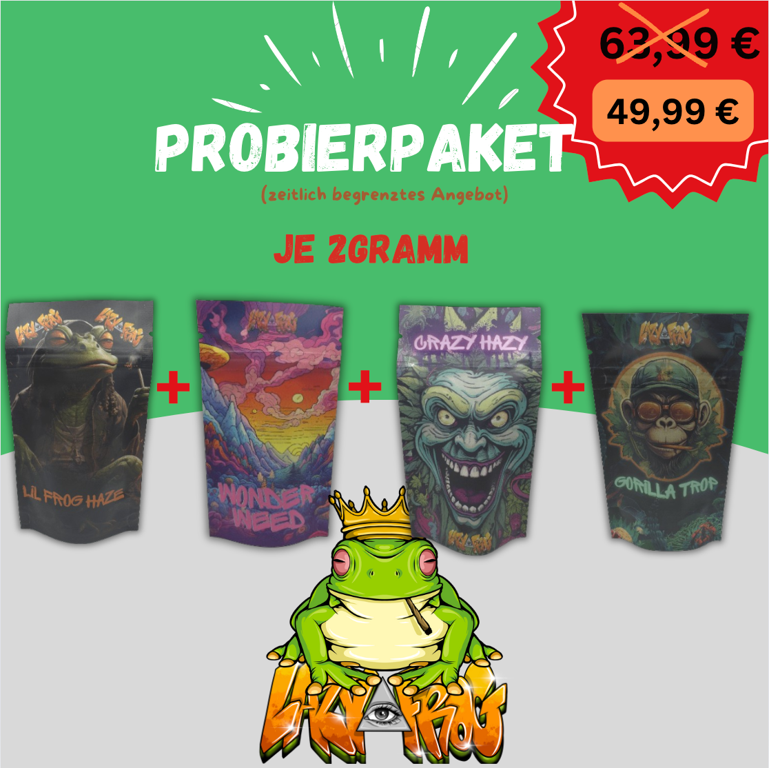 Probierpaket (4 Sorten)